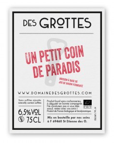 Petit coin de paradis - jus de raisin partiellement fermenté sans soufre ajouté