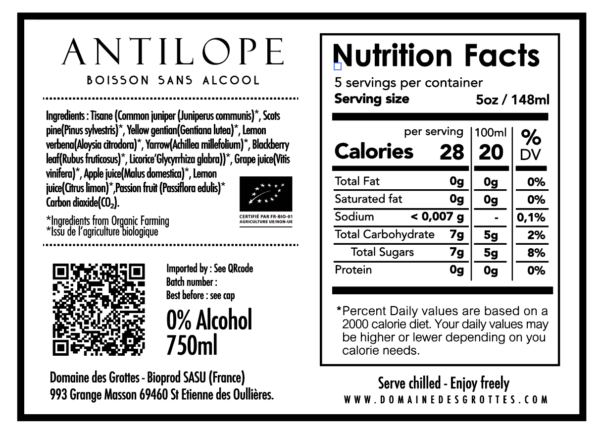 Antilope - Jus de fruits et tisane de plante 0 %alc – Image 2