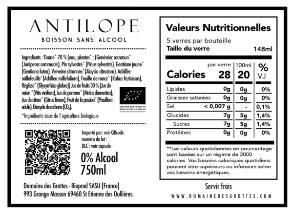 Antilope - Jus de fruits et tisane de plante 0 %alc – Image 2